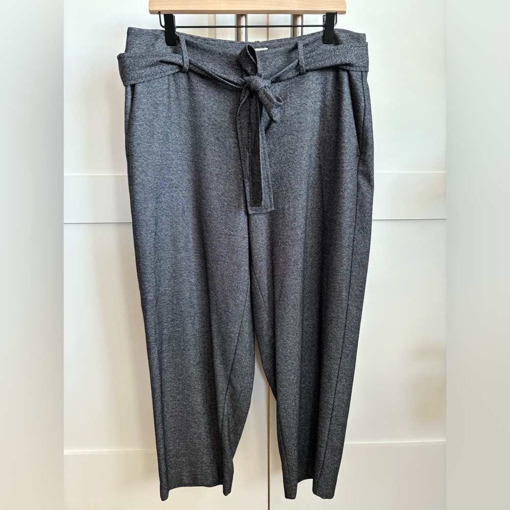 Stretch High-Waist Ankle Trousers
